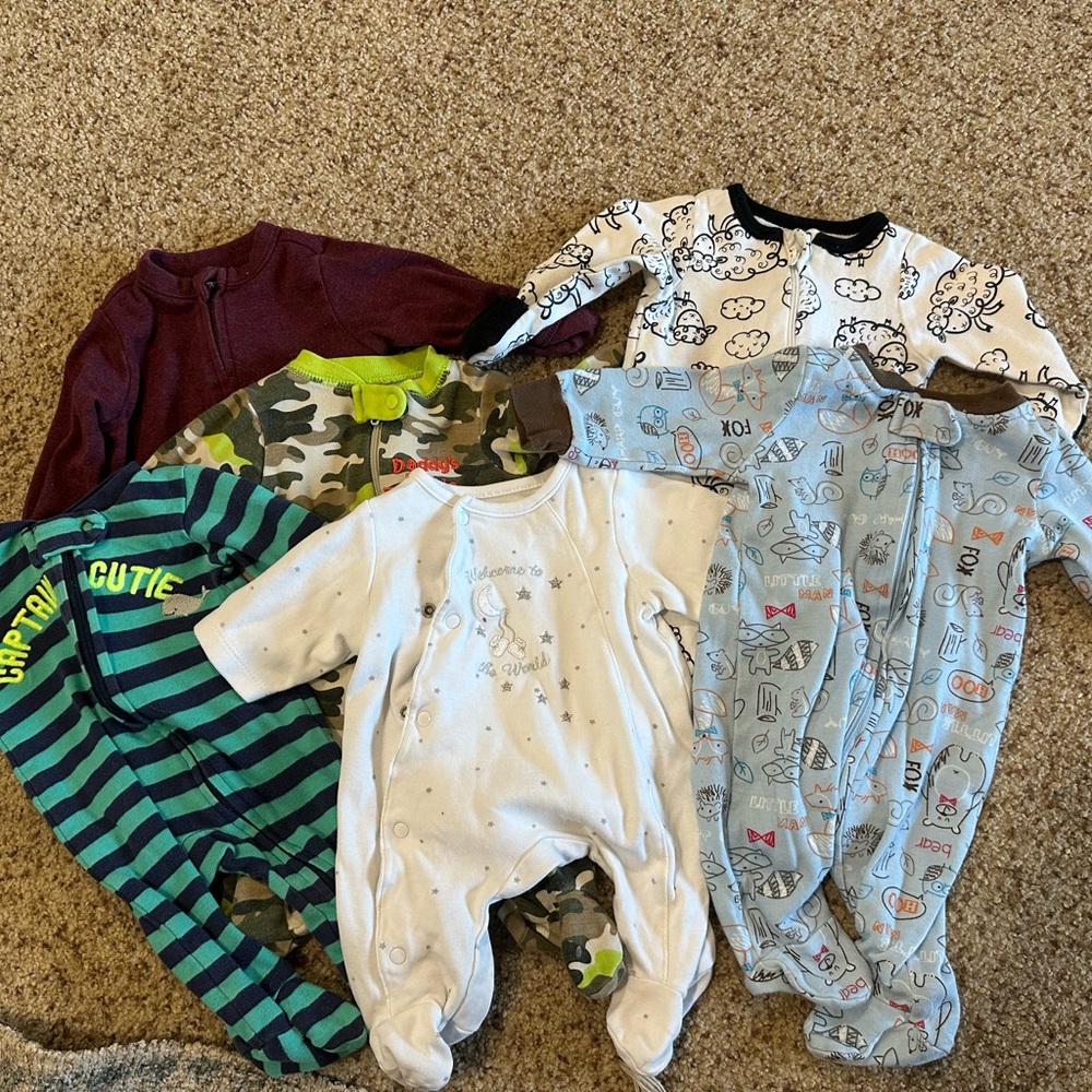 6 Assorted Kids One Pieces Set